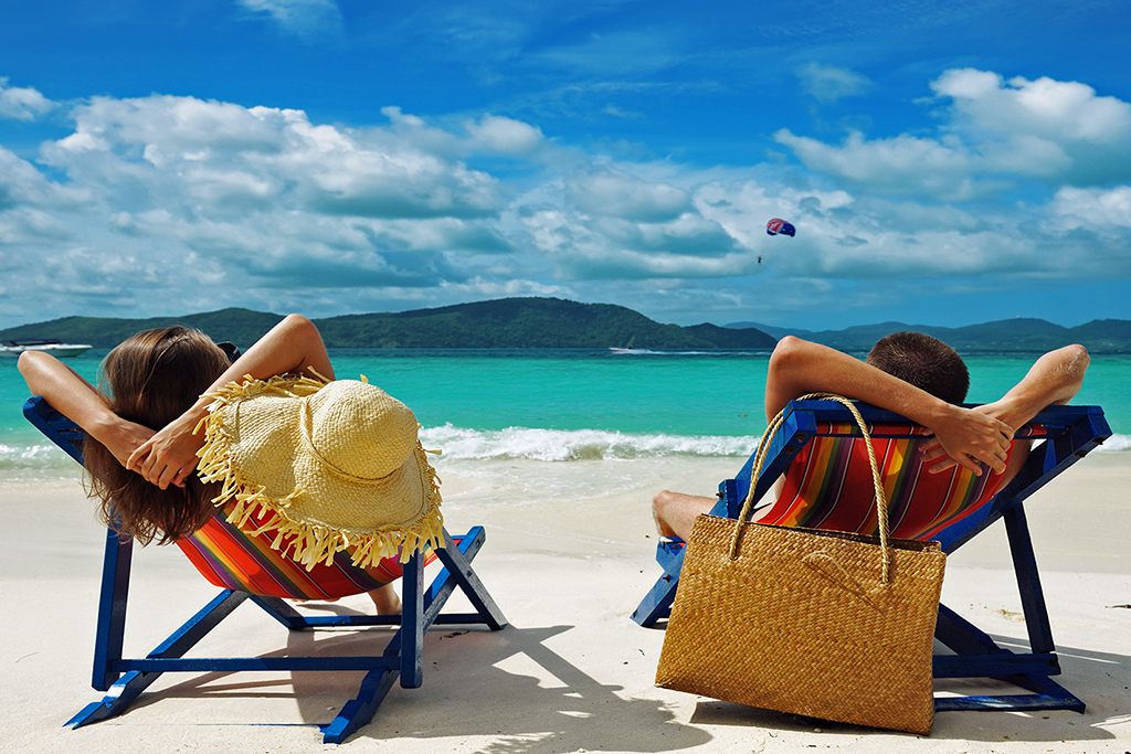 Couple on a beach